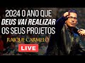 ALGUNS PROJETOS PRECISAM SER ESCONDIDOS | Pr Raique Carmelo 2024 - Culto ao Vivo Agora