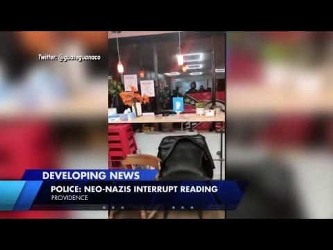 Police Say Neo-Nazi Protestors Interrupt Book Reading