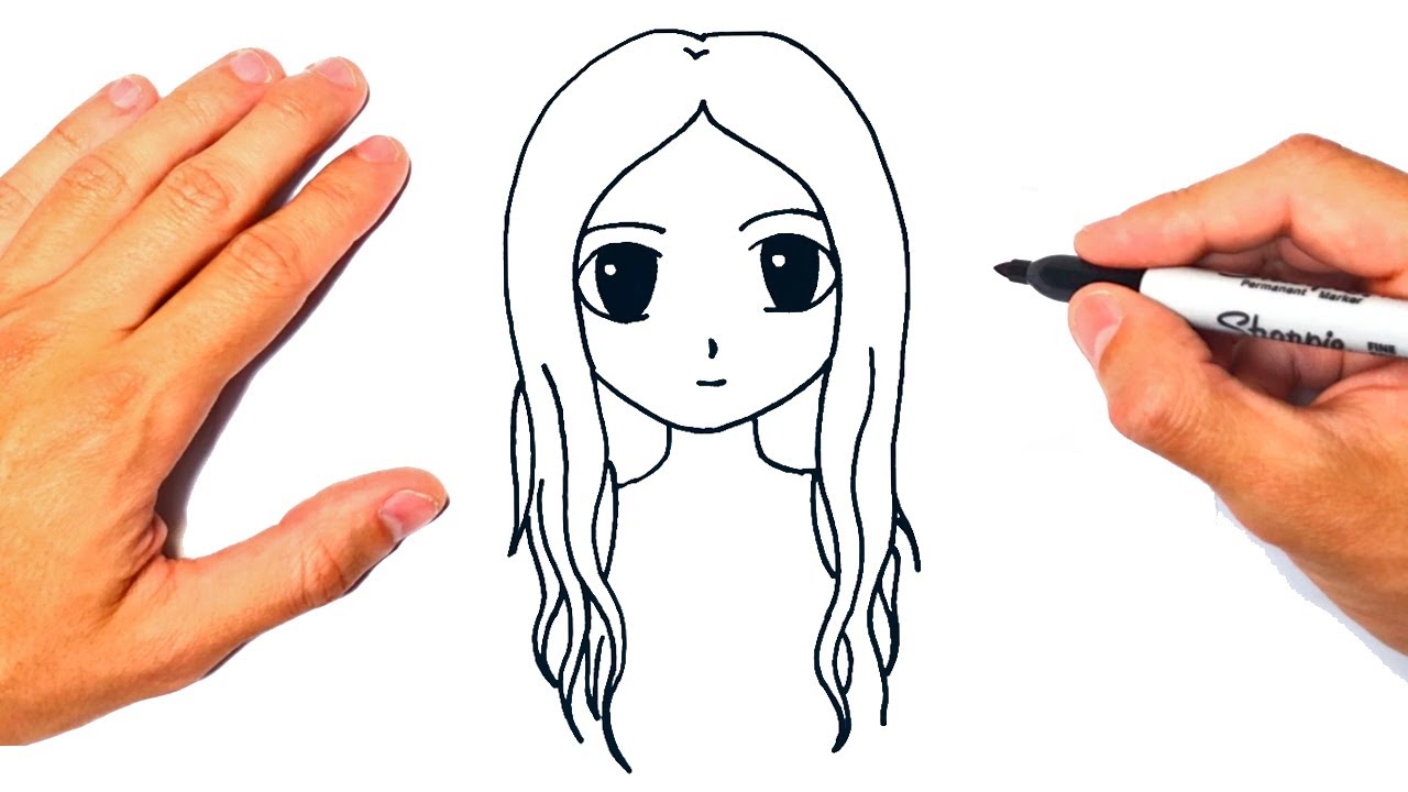 Cómo dibujar un Chica Anime Paso a Paso | Dibujar Anime - thptnganamst.edu.vn