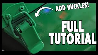 How To Add Buckles To Your Power Ranger Helmets! Adding Clasps to 3D Printed Helmets! #powerrangers