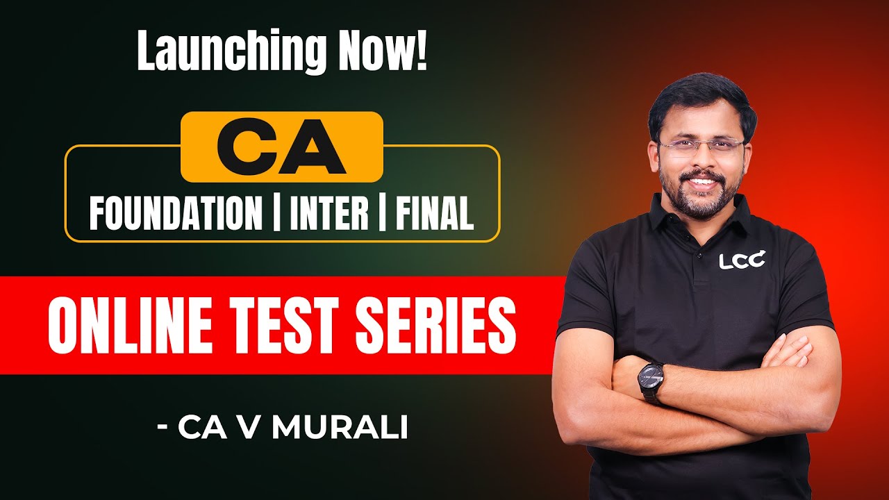 ONLINE TEST SERIES || CA FOUNDATIOIN || CA INTER || CMA FINAL