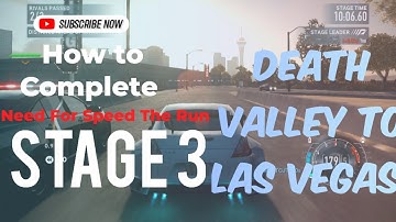 Need for Speed: The Run - Stage 3 (Death Valley to Las Vegas) Full Walkthrough UHD resolution