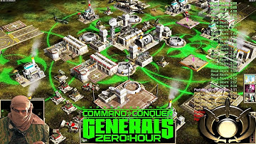 GLA Toxin | 1vs7 USA Super Weapon | Command & Conquer Generals Zero Hour