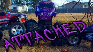 CAR CRUSHING & RIVALS - TRAXXAS MONSTER BUG Modified Stampede 3S Brushless RC Truck