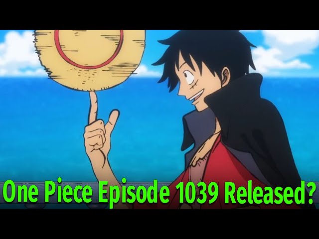 One Piece Episode 1039 Release Date & Time on Crunchyroll