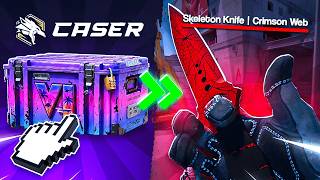 OMG BRO WE TRIED INCREDIBLE UPGRADES (caser.pro) LUCKIEST FREE PROMO CODE KREON