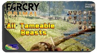 Far Cry: Primal - All Tameable Beasts