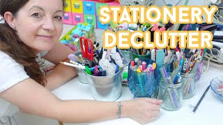 DECLUTTERING MY STATIONERY CUPBOARD READY TO MOVE | Do I need to Keep All This?
