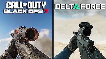 Call of Duty Black Ops 7 vs Delta Force - Physics and Details Comparison