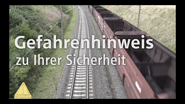 Sicherheitshinweis: Werksbahn