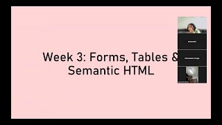 Level Up Hub: Week3 HTML - Forms, Tables and Semantic Elements