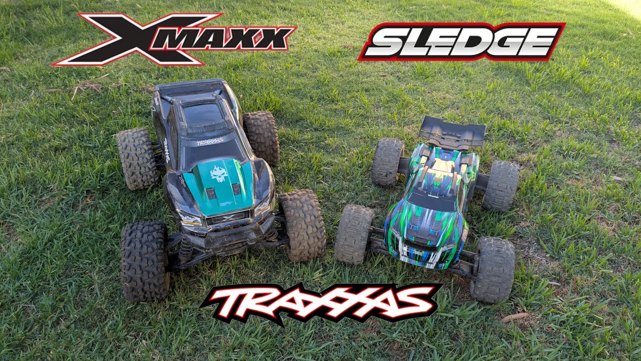 Traxxas Xmaxx с передаточным числом 20/50 и Traxxas Sledge v2... Какой бы вы выбрали?
