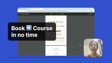 Turn any Book into a Course with AI!