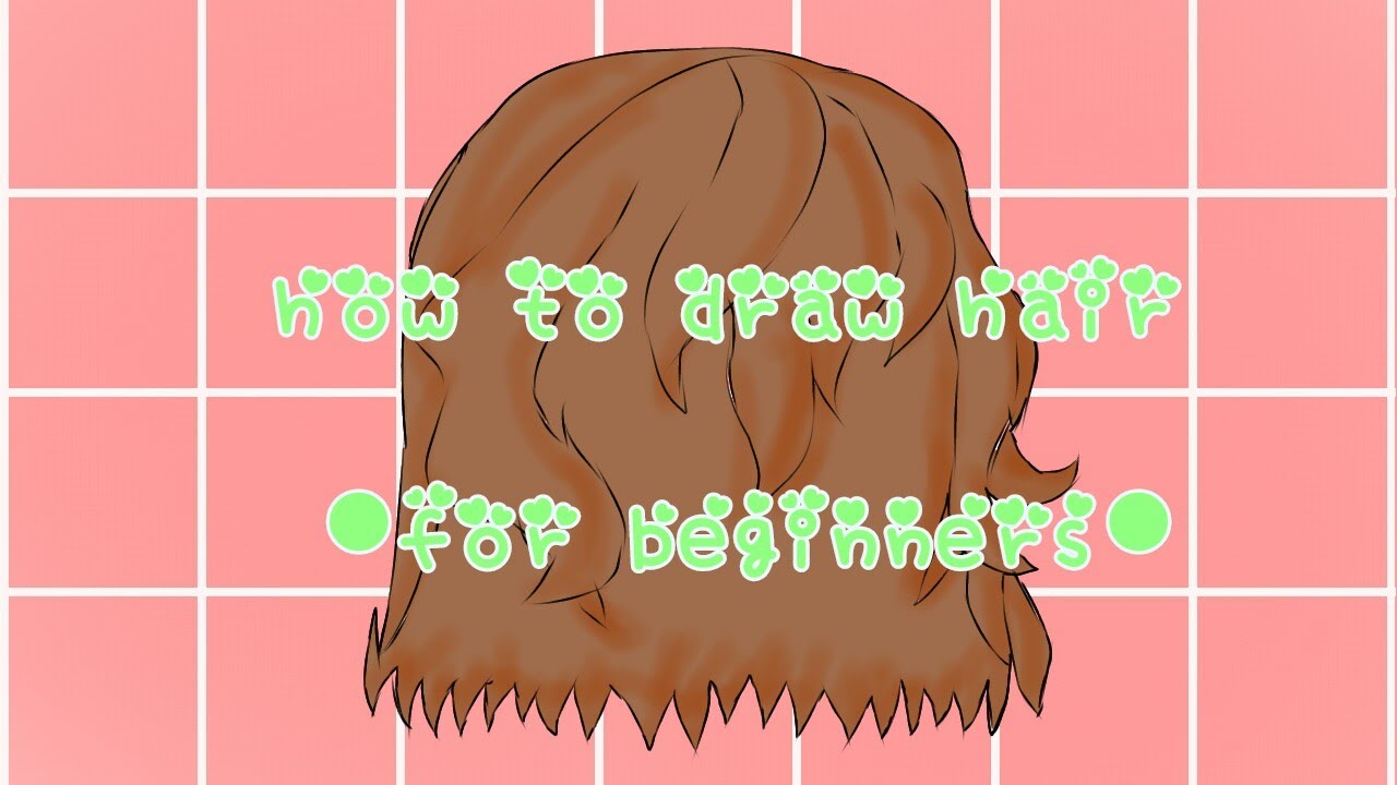 How To Draw Hair For Beginners Gacha Life Easy Youtube