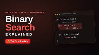 Binary Search Explained — Idea, Code, Complexity & the Overflow Bug You Never Noticed