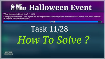 Halloween Event Task 11/28 : Icarus Horror Show Task 11 || WAR ROBOTS 7.5