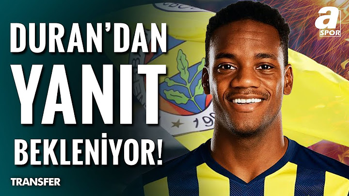 Fenerbahçe John Duran'dan Yanıt Bekliyor! / A Spor / Son Sayfa / 21.06.2025