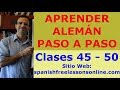 Aprender Aleman con Rodrigo: Clases Aleman 45-50