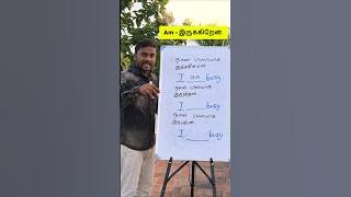 Simple English Learning Video | Spoken English Class In Tamil | Am, Was, Will be English Grammar |