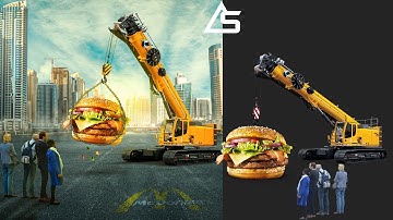 McDonald’s Burger | Photoshop Manipulation Speed Art