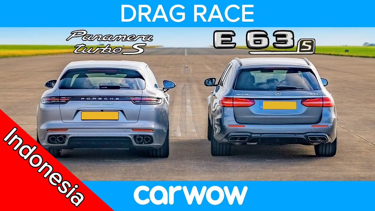 Porsche Panamera Turismo Vs Amg E63 S - Drag Race, Rolling Race & Tes Pengereman - Youtube