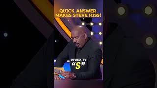Quick answer makes Steve hiss! #shorts #familyfeud #usa #steveharvey #Fypp Net Worth