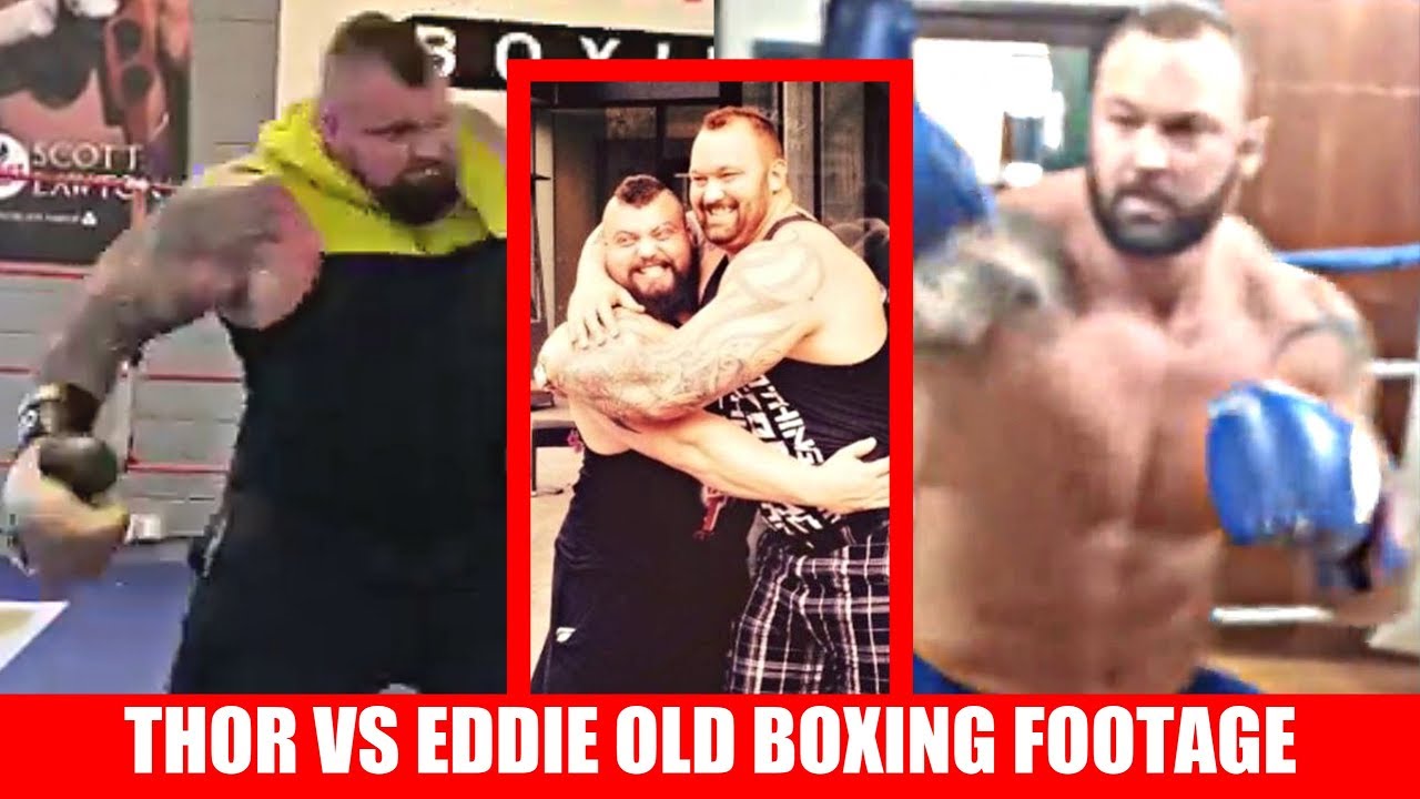 Thor Bjornsson and Eddie Hall Boxing/ Sparring Footage