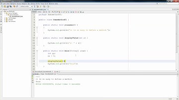 Define a method with a parameter in java