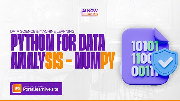 AI NOW BOOTCAMP || DATA SCIENCE & MACHINE LEARNING: PYTHON FOR DATA ANALYSIS - NUMPY