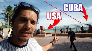 Llegué hasta donde termina USA y se ve CUBA  // Key West