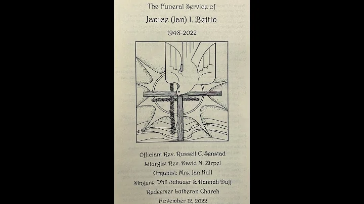 Funeral Service for Janice I. Bettin