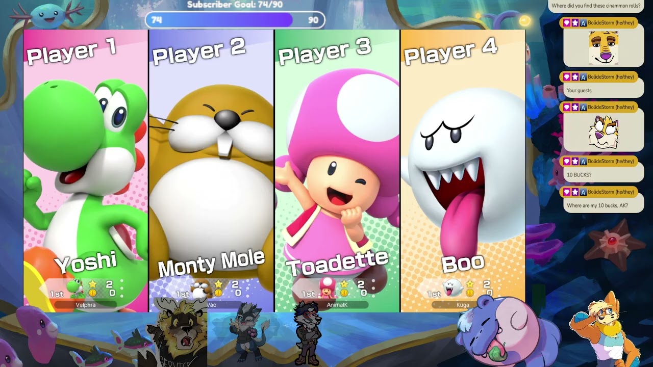 Mario Party Jamboree w/ @vadbadger, @macrokuga, and @velphra!