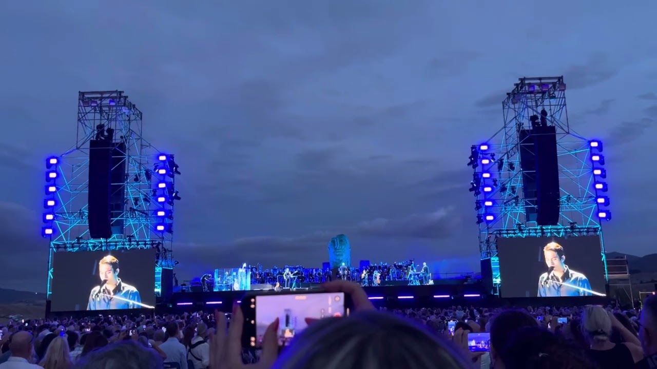 Intro + For You, Matteo Bocelli in Teatro del Silenzio 2025, recorded by JW Noom