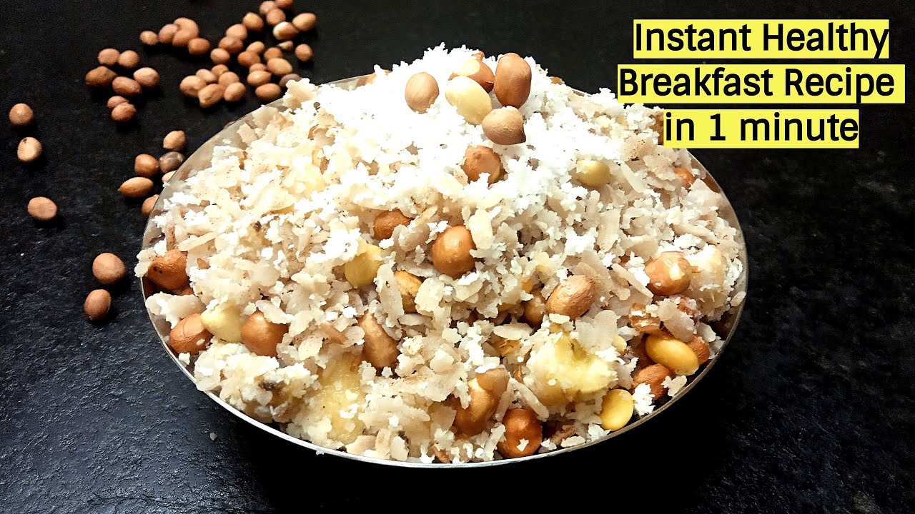Instant Healthy Breakfast Recipe in 1 minute | No Cooking