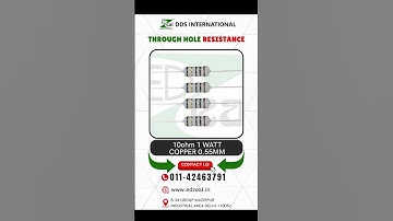 Best Through Hole Resistors for Electronics Projects 🔋 | DDS International #shortsvideo