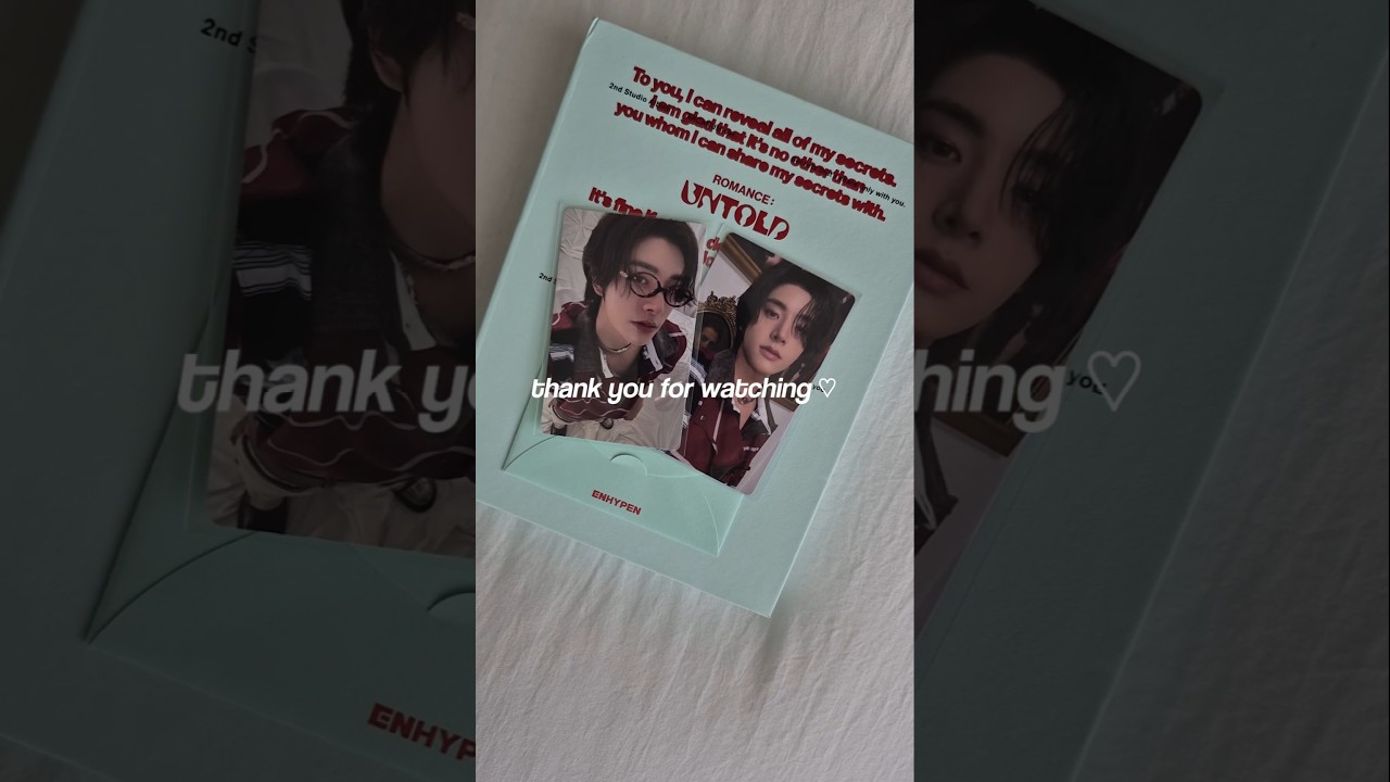 - Unbox Enha and Skz album with me ♡ || 