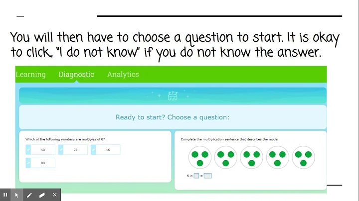 IXL Diagnostic Directions