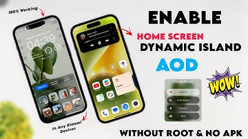 ENABLE Dynamic Island In Home screen, AOD & Many More Features ✅ MIUI 14 New Features |100% Working🔥