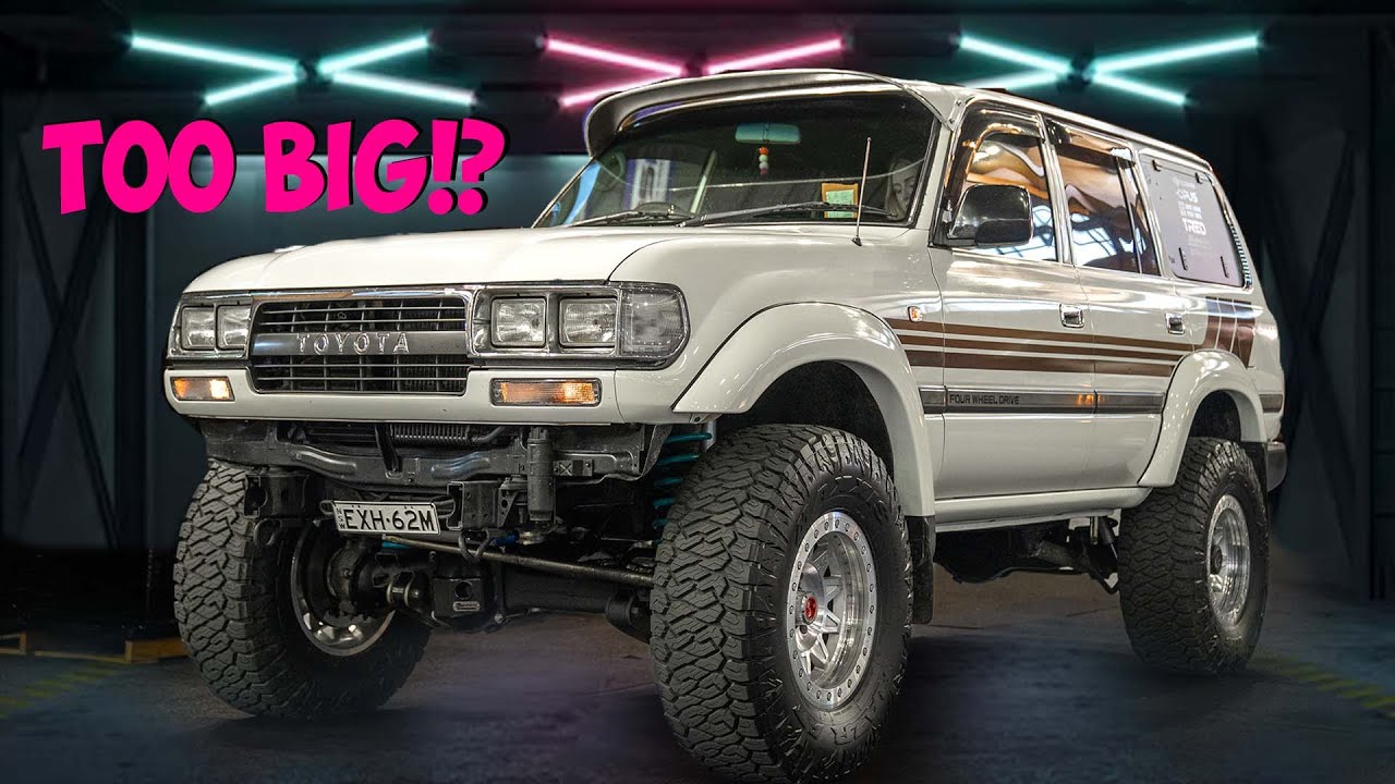 MONSTER 80 series Cruiser! MEGA suspension & tyre upgrade! - YouTube