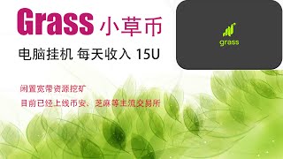 GRASS最详细挖矿教程，无门槛全自动挂机项目收益一天最少100，区块链头部空投项目，早期参与最少收益几千！