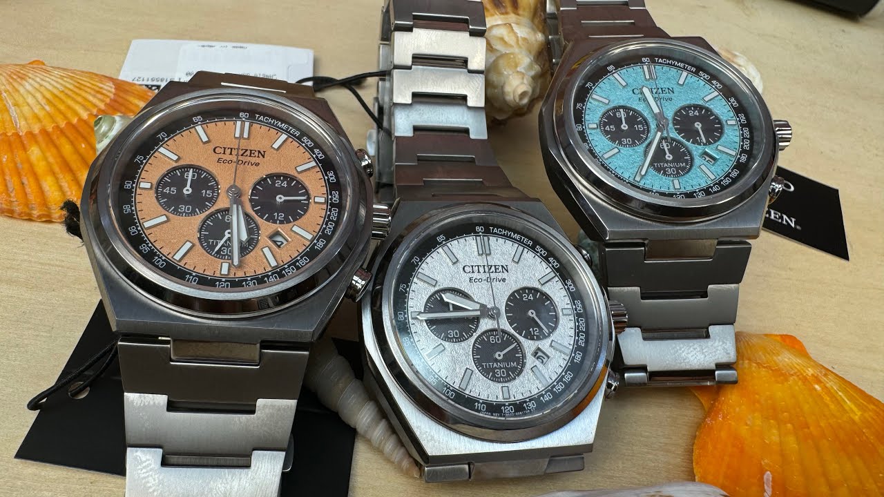 Citizen Zenshin Chronographs Super Titanium - YouTube