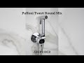 Гигиенический душ  Paffoni ZDUP110CR Tweet Round Mix  (цвет - хром) со смесителем и шлангом