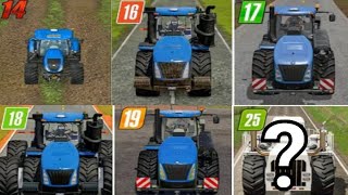 Farming simulator|Fs14 vs Fs15 vs Fs16 vs Fs17 vs Fs18 vs Fs25?|Tractor Power|gameplay|