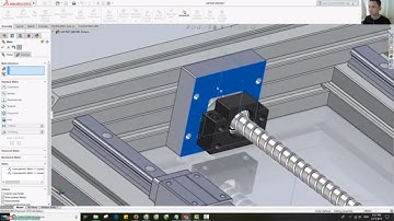 [DIY CNC - SolidWorks 2018] 10. Thiết Kế, Lắp Ráp  Bracket Gối BK, BF Trục Y