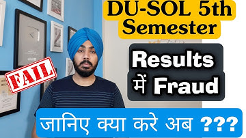 DU-SOL 5th Semester Results में Absent & Main OP | Jasmeet Classes | Results Announced 2022