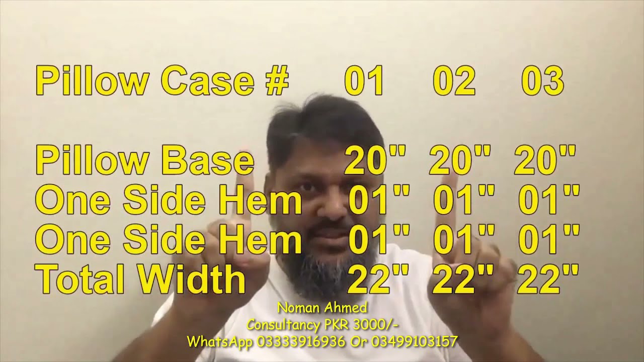 BED LINEN FABRIC CONSUMPTION Bed Sheet, Fitted Sheet, Pillow Cover 