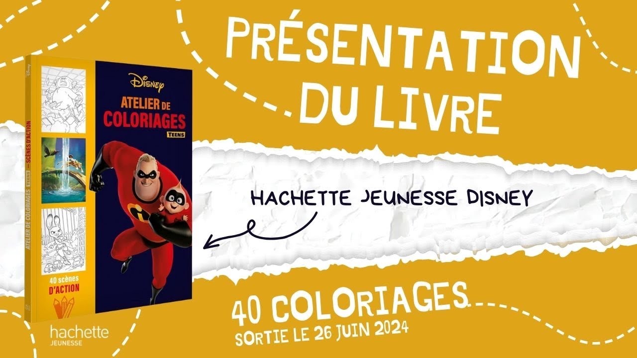 Atelier de coloriages TENS - scènes d’action - YouTube