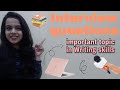 How to write interview questions | To interview a famous cricket player | Writing Skills | #ritika