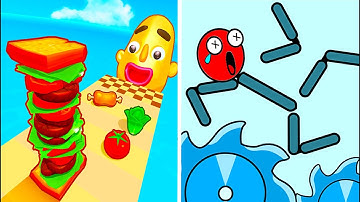 Sandwich Runner Vs Ragdoll Break Kick Loser 🐸🐸 Walkthrough All New Max Update Gameplay BH0283