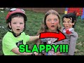 SLAPPY SCAVENGER HUNT! SLAPPY STOLE CALEB'S BIRTHDAY PRESENTS! Stuck at Home Birthday Party!